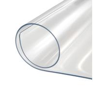 Muebles Protector De Suelo Antiarrayado Espesor 1.5mm, Rectangular Esterilla Protectora Para Silla De Oficina, Transparente Estera De La Puerta Del PVC Resistente Antideslizante(50x100cm)