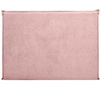 +Mueblesss Cabecero tapizado desenfundable de Espuma con Ribete, tapizado en Tejido Antimanchas, 100 cm de Altura (Rosa Palo 14, 100cm (Camas de 90))