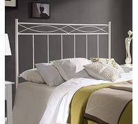 Mueblix CABECERO FORJA Nova - Blanco, 135 cm