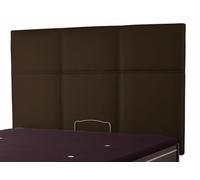 MUEBLIX.COM | Cabecero Cama Individual Eden | Cabezales de Cama | Tapizado en Polipiel | Tamaño 100 x 100 cm | Color Marrón