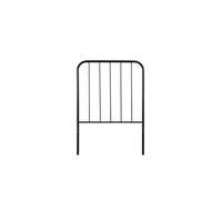 MUEBLIX.COM - Cabecero Forja Cama Domi, Cabecero 90 cm, Camas de Matrimonio y Juvenil, Cabezal para Cama, Hierro con Tubo de 30 mm, Altura Máxima 125 cm, Color Negro