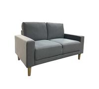 Mueblix.com | Sofa Carlo 2 Plazas | Sofá Moderno y Confortable | Tapizado de Tela | Muelles y Correas de Suspensión | Cojines de Espuma