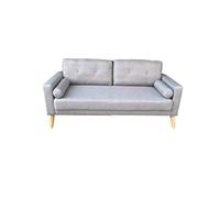 MUEBLIX.COM | Sofa Celia 3 Plazas | Sofas de Salón Modernos | Asientos y Respaldo Espuma | Sofa con Estructura de Madera de Eucalipto y Contrachapada | Color Gris