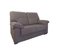 MUEBLIX.COM | Sofa Marcos, 3 Plazas, Diseño para Salón Moderno, Confortable, Armazón de Pino Gallego, Asientos de Goma Espuma, Moka