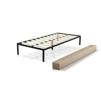 MUEBLIX.COM - Somier para Cama 90 x 190 cm Nebu, Somier con Patas 30,5 cm, Listones Peso Máximo de 180 kg, Cama Somier con Marco Metálico