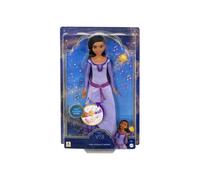 Mueca Mattel Disney Wish Asha de Rosas Singer con traje extrable y personaje estrella incluido canta la cancin de la pelcula Wish en italiano