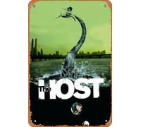 Muecddoa Póster musical retro de hojalata The Host (Gwoemul), póster de película coreana, póster clásico de los años 00, impresión vintage para película, hogar, bar, pub, garaje, decoración de pared