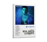 muegrbgs Anuel - Póster AA para pared, diseño vintage, pintura decorativa para sala de estar, dormitorio, elegante, estético, póster de 20 x 30 cm, estilo marco