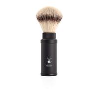 MÜHLE Brocha de Viaje Fibra "Punta Plata" Negra