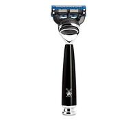 Mühle Maquinilla de Afeitar Cabezal Gillette Fusion Negra, Cromado, Estándar