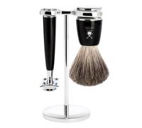 MÜHLE RYTMO Set de afeitado con maquinilla de afeitar «Edelharz» (3 piezas)