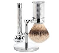 MÜHLE TRADITIONAL Set de afeitado con brocha y maquinilla de afeitar (3 piezas)
