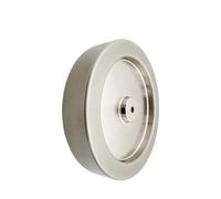 Muela abrasiva CBN de 8 pulgadas, sistema Tormek T-4, 200 mm x 38 mm x 12 mm for afilar herramientas de acero rápido HSS en ángulo recto/redondo.(Round 400 grit)