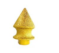 Muela abrasiva cónica para amoladoras angulares, broca biselada de rosca M10 para acabado de bordes de azulejos y piedra, herramienta avellanadora biselada con esmeril + abrasivo de carburo de silicio