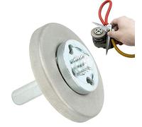 Muela abrasiva de 5,6 cm de diámetro, piedra afilar alta dureza Afilador cuchillos eléctrico Afilador brocas para herramienta cepillado Taladro Tijera (Malla 800)