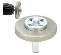 Muela abrasiva de 5,6 cm de diámetro, piedra afilar alta dureza Afilador cuchillos eléctrico Afilador brocas para herramienta cepillado Taladro Tijera (malla 180)