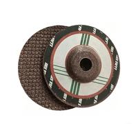 Muela abrasiva de carburo de silicio de 100 mm para pulido de cristal de metal de piedra, disco abrasivo grueso de 3 mm con orificio de 16 mm para amoladora angular (grano 80)