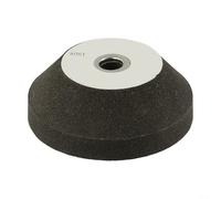 Muela abrasiva de carburo de silicio de 80 mm para piedra, mármol, granito y acero endurecido, disco abrasivo de grano 60/100/180 para pulido, dar forma y acabado de superficies de precisión (grano