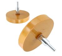 Muela Abrasiva de Caucho Amarilla 88mm 100mm para Taladro | Retira Adhesivos Rápido, Uso en Carrocería y Casco, sin Dañar Pintura, Adecuado para Mecánicos y Barcos