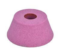 Muela abrasiva de copa acampanada, disco abrasivo de precisión con forma de cuenco de corindón cromado para herramientas, roscas de engranajes, rosa, 75x32x20mm (Corindón cromado 80#)