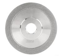 Muela abrasiva de copa, disco abrasivo, muela for fresas carburo y acero tungsteno for rectificadoras laterales pequeñas, amoladora/100 mm, grano 200(100Mm 200 Grit)