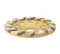 Muela abrasiva de copa turbo de diamante de 4/5/6/7" for amoladora angular, for hormigón, granito, piedra y cerámica, 1 unidad(125mm)