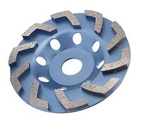 Muela Abrasiva de Diamante de 10 L con Dientes, Copa de Muela Abrasiva de 125 Mm, 10 Dientes Azul para Lijar Cemento de Piedra de Hormigón, Muelas Abrasivas Fáciles, de Banco y