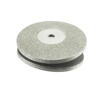 Muela Abrasiva De Diamante, Disco Abrasivo Doble Cara 100 Mm - Herramienta 4 Pulgadas for Piedras Preciosas, Cerámica Y Vidrio(300Grit)