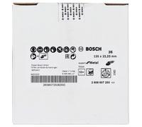 Muela abrasiva de fibra BOSCH R444, Expert para metal D = 125 mm; k = 36 2608607250