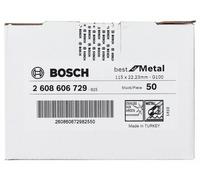 Muela abrasiva de fibra BOSCH R574, Best for Metal D = 115 mm; GRAMO = 100 2608606729