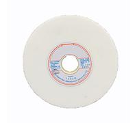 Muela abrasiva for amoladora de banco. Material: corindón blanco. Diámetro exterior: 175 mm. del orificio: 31,75 Grosor: 13 Peso: 46/100 lb(46#)