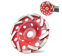 Muela de Copa de Diamante Muela de Copa Disco Desbaste Hormigon de Diamante 125x22,2mm Turbo muela de diamante para amoladoras angulares para Hormigón Granito Piedra Natural Ladrillo Mampostería
