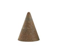 Muela de diamante cónica con cabezal de pulido de rosca M10, rueda de lijado de grano 50, 100 y 200, tipo 100, amoladora angular, piezas de herramientas abrasivas(50)