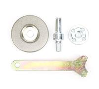 Muela de diamante Piedra de afilar Alta dureza 5,6 cm de diámetro Herramienta de pulido multifuncional para cepillar cuchillos Taladros Tijeras Acero inoxidable Grano 180 360 600 (malla 180)