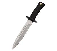 MUELA SCORPION-19W Kraton Cuchillo de supervivencia con mango de goma con funda de cuero