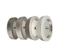 Muelas abrasivas CBN de 250 mm y 10 pulgadas for de afilado Tormek T7/T8 (grano 80, 1000, 5000, 10000, diámetro x 50 mm de ancho x eje de 12 mm)(250mm 400Grit Round)