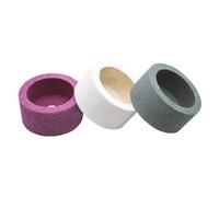 Muelas abrasivas de cerámica de sobremesa - Discos de corindón duraderos en forma de cuenco for rectificado de precisión (1 unidad)(Green,75 * 40 * 20 * 80mm)