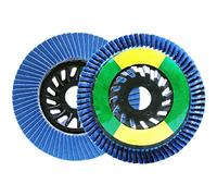 Muelas abrasivas, Muela abrasiva de circonio extragruesa con cubierta plástico 100, diámetro exterior mm, del orificio 16, grano 80 (50 unidades)(50 Pcs)