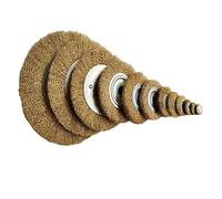 Muelas abrasivas, Ruedas de alambre for taladro (10 unidades, a granel), for eliminar óxido, apertura 6 mm, accesorio for(Out Diameter 50mm)