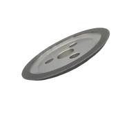 Muelas abrasivas, Tanque cisterna de tres orificios en forma mariposa, galvanizado for rectificadora herramientas torneado automático, 125 x 25 mm, 45 grados, grano 200(45 Degree,400 Grit)