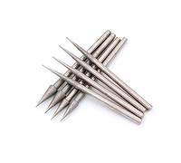 Muelas de diamante, brocas de esmeril para uñas, Diamond Grinding Head Bits Burrs Sharp Metal Stone Jade Engraving Polishing Tools 2.35mm Shank 1200 Grit 0.8-4.0mm Pack of 10 or 20(4.0mm 1200 Grit)