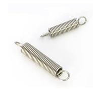 Muelle 10 unids/set 0,2mm 0,3mm 0,4mm resorte de tensión de acero inoxidable con resorte de extensión de gancho O(40mm,3mm,0.3mm)
