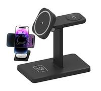 Muelle De Carga Inducción - Soporte Magnético Para Móvil, Plataforma Potente Moderna, Base Horizontal Vertical | Suministro De Noche Dormitorio Salón Dispositivo Inteligente Diario