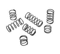 Muelle de compresión, diámetro del alambre 0.3 mm, diámetro exterior 4 mm, longitud libre 25 mm, muelle de extensión de acero, 10 unidades