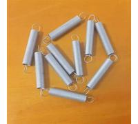 muelle de extensión 10 piezas/lote 0,3 mm,4,5,6 Resorte de tensión acero inoxidable con resorte extensión doble gancho para la Reparación de Máquinas(25mm,6MM(OD)_0.5MM 10PCS)