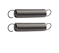 Muelle de Extensión 5 piezas de resorte de tensión de gancho abierto de 1,0 mm de diámetro de alambre, resorte de retroceso, resorte de extensión, resorte de tiro, diámetro exterior de 5 mm, longitud