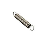 Muelle de Extensión Resorte de tensión de extensión helicoidal cilíndrico con gancho en forma de S de acero inoxidable Resortes comprimidos extendidos(110mm (5Pcs),8MM_37*1.2CM)