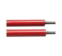 muelle de gas para capó Para Mitsubishi Lancer Cargo 2007-2018 Soporte De Elevación De Puntal De Gas Capó Delantero Modificación De Resortes De Gas Amortiguador(RED CARBON FIBER)