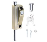 Muelle de madera para puerta corrediza de suelo, aleaciones de aluminio, puertas enmarcadas, cerraduras para baño, inodoro, tienda, puerta de vidrio antirrobo