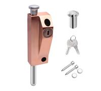 Muelle de madera para puerta corrediza de suelo, aleaciones de aluminio, puertas enmarcadas, cerraduras para baño, inodoro, tienda, puerta de vidrio antirrobo